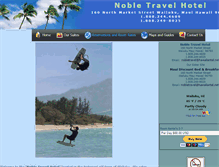 Tablet Screenshot of nobletravelhotel.com